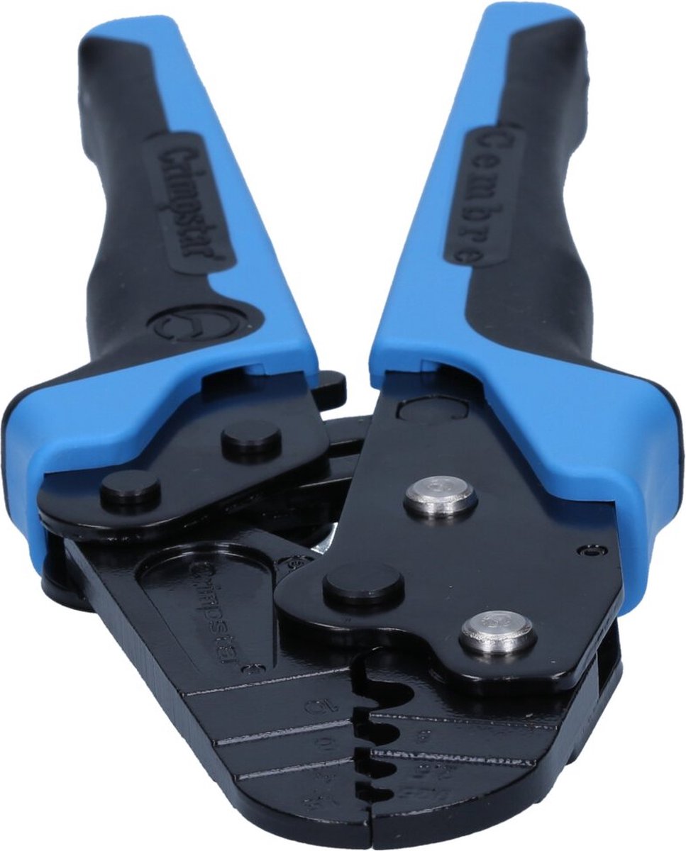 Cembre HN1 handkrimptang voor open ongeïsoleerde kabelschoenen 0,25-10mm² I industriële kwaliteit