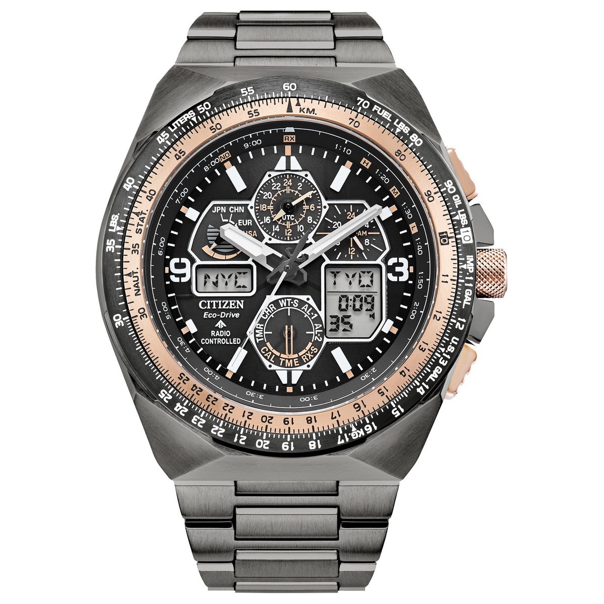 Citizen Promaster Skyhawk A-T Limited Edition JY8146-54E Horloge - Staal - Grijs - Ø 46 mm