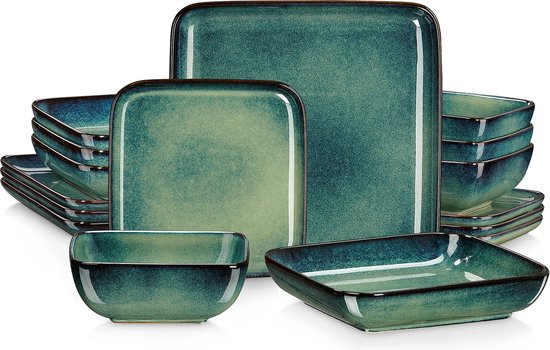 Mäser Serie Felise, Elegantes Speiseservice, Geschirr Für 6 Personen Elegant Zeitlos Mit Goldenem Rand Porzellan Weiss Maeser