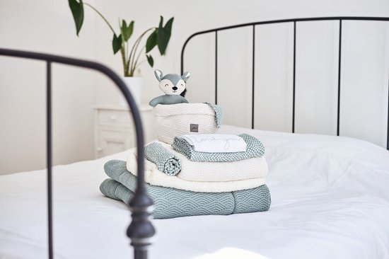 Jollein Hydrofiel Monddoekje Snake - Ash Green - 3 Stuks van Jollein — afbeelding 5