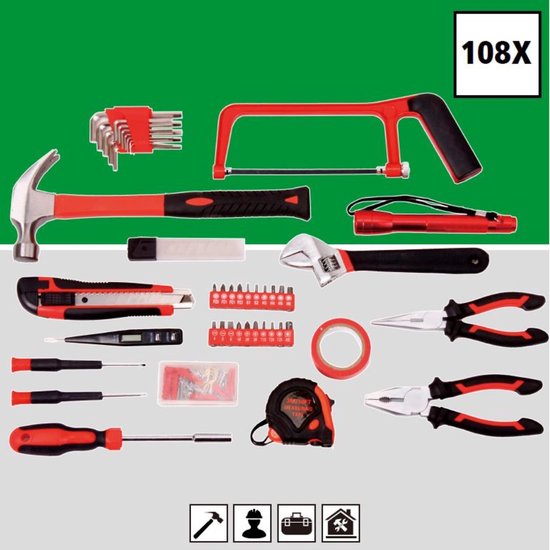 Hofftech Gereedschapset Koffer - 108 delig