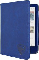 Luxe Hoesje - Sleepcover Geschikt voor Kobo Clara Colour - Book Case Hoes Cover - Marine Blauw