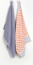 Sissy-Boy - Lavendel handdoek en theedoek terry