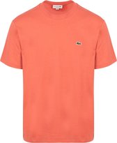 Lacoste - T-Shirt Oranje - Heren - Maat XXL - Regular-fit