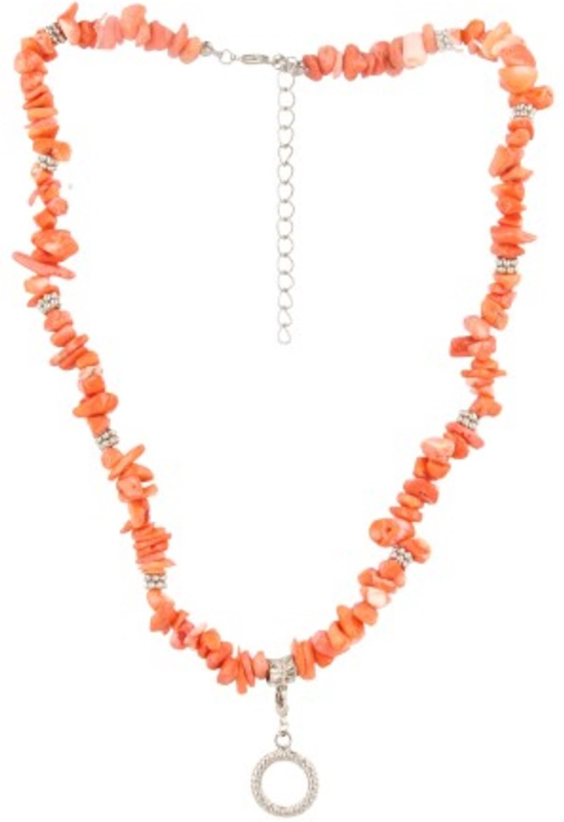 Ruben Robijn Fashion ketting, nr. 2 Koraal (imitatie)