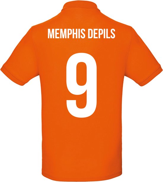 Oranje polo - Memphis Depils - Koningsdag - EK - WK - Voetbal - Sport - Unisex - Maat XS