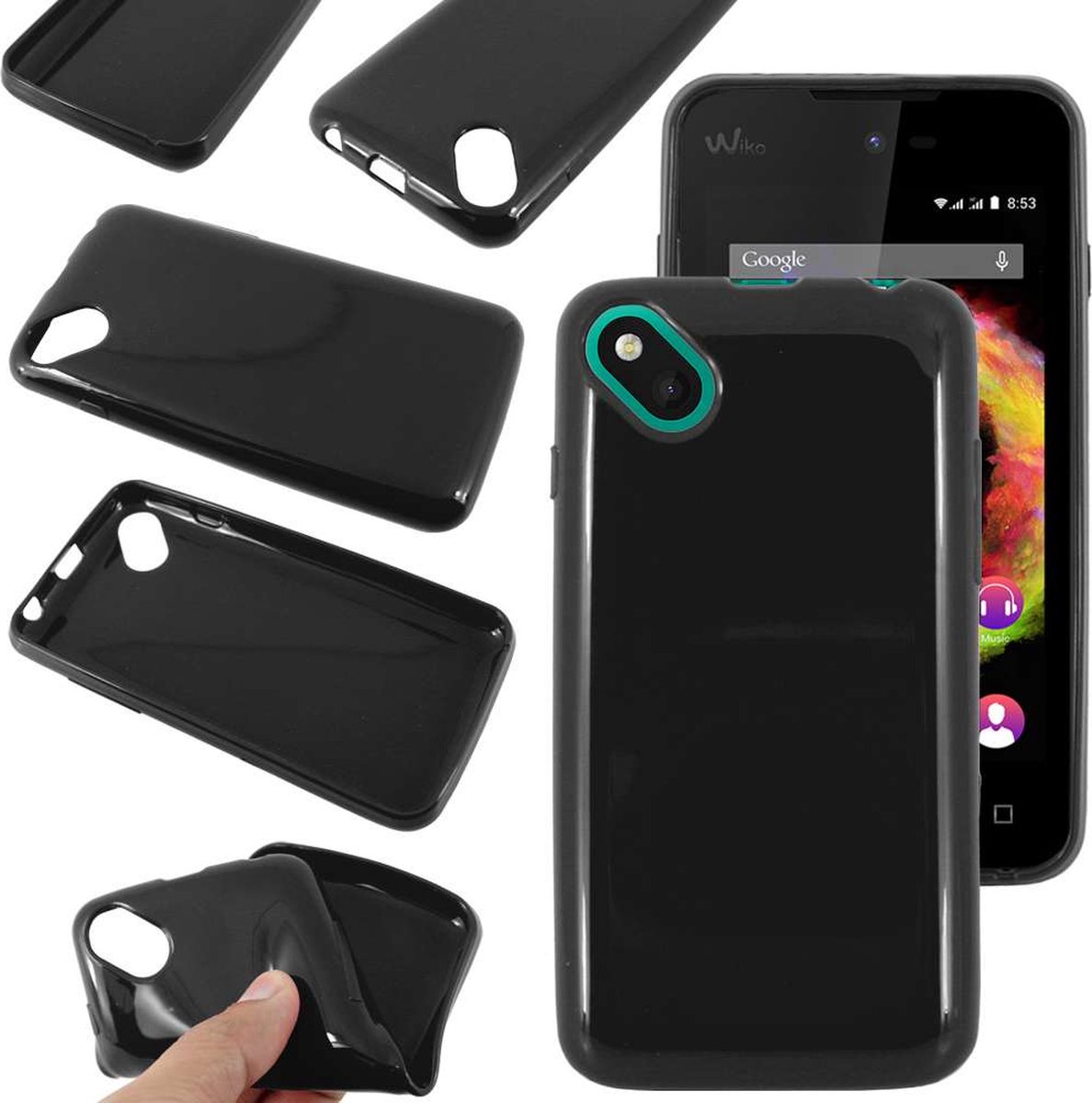 EbestStar Cover Trasparente In Silicone TPU Per Wiko Sunny (2016) E Sunset 2 (2015) - Antiscivolo E Antiurto - 2