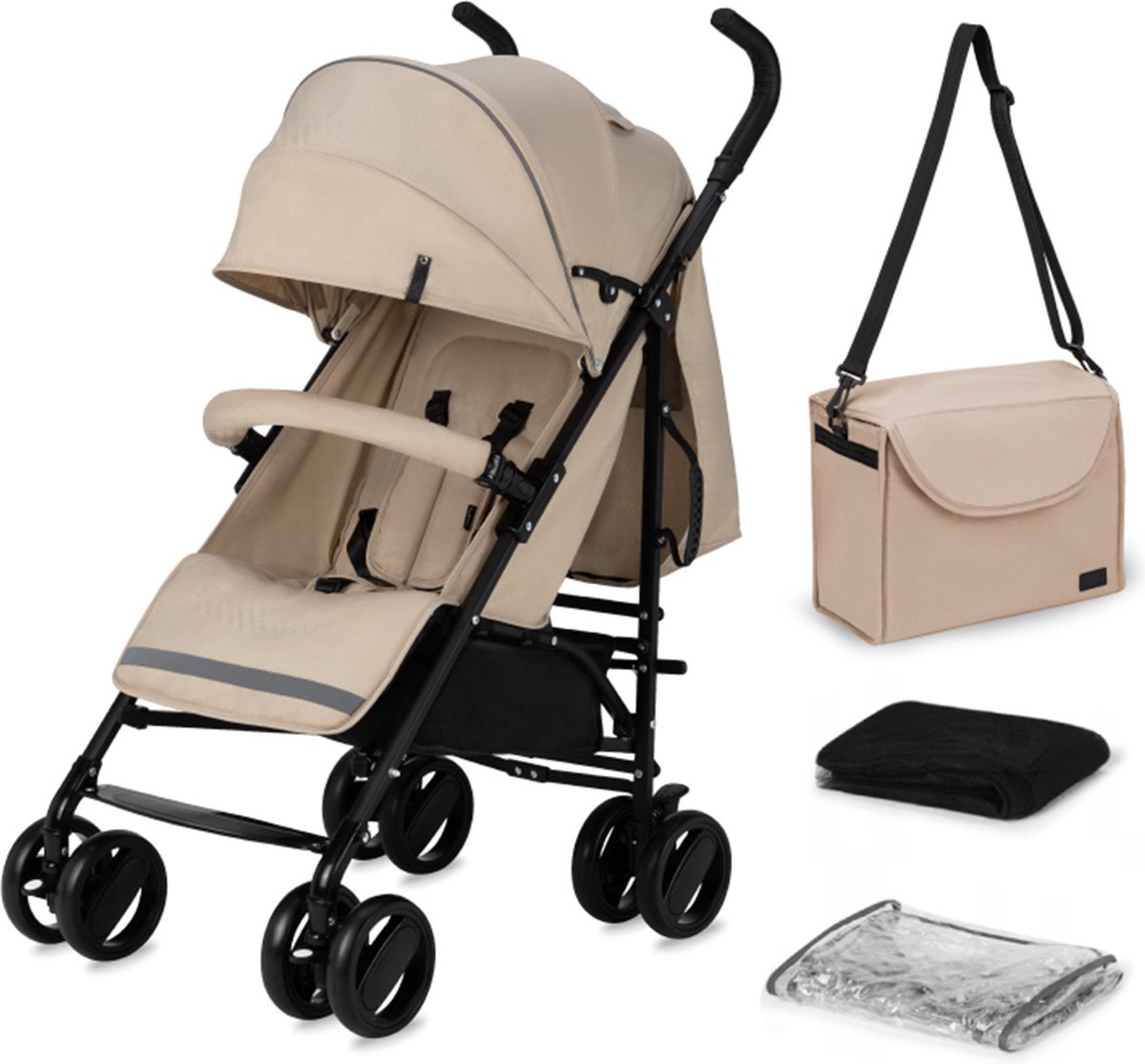 MoMi Akira - Buggy - Beige (geschikt van 6mnd thumbnail 4