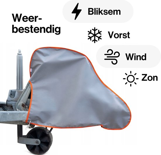 CarPassion Disselhoes - Universeel - Waterdicht - Vorstbesteding - Grijs van Merkloos — afbeelding 5