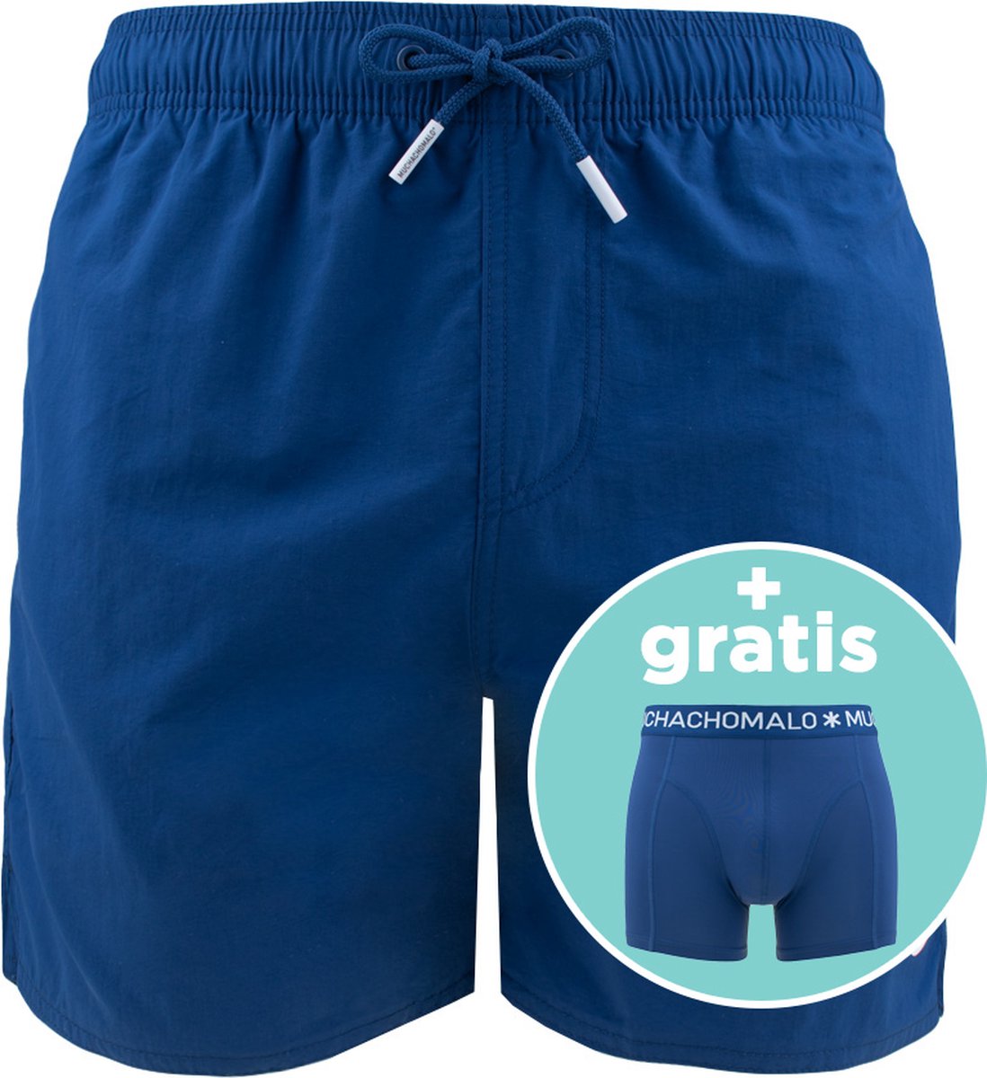 Muchachomalo Heren Zwembroek - 1 Pack + Boxershort - Mannen Zwembroek