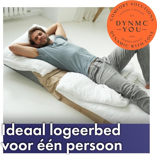 DYNMC you Opvouwbare Matras - Campingmatras voor een Comfortabele Slaap - Gastenmatras Opvouwbaar - 65 x 95 cm - Matras voor Binnen en Buiten - Eenvoudige Montage Reismatras