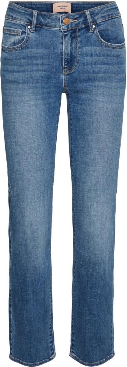 VERO MODA VMFLASH MR STRAIGHT JEANS LI347 GA NOOS Dames Jeans - Maat L X L34