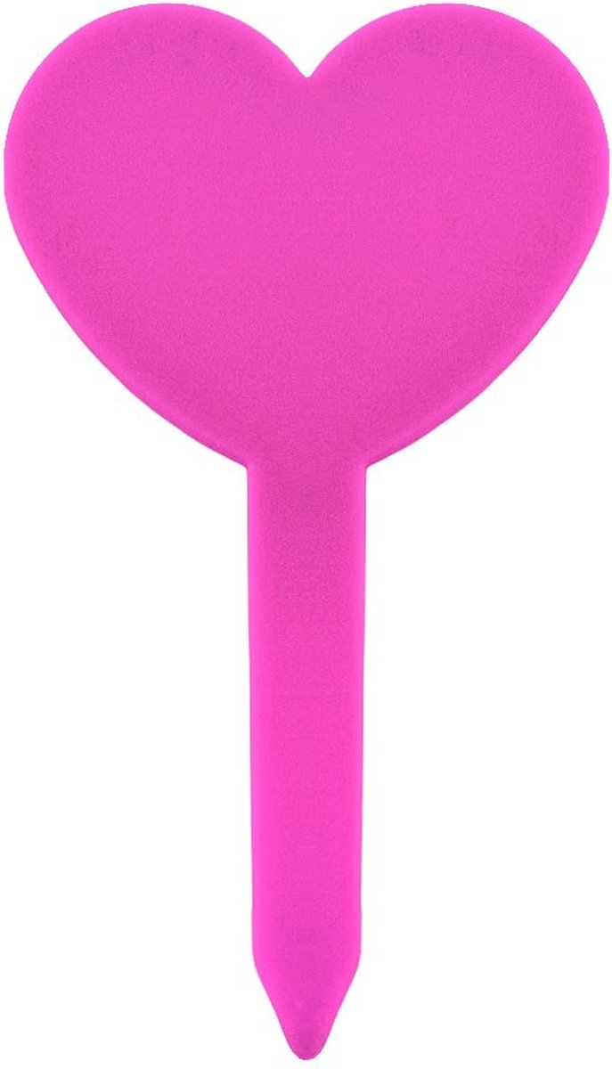CombiCraft hartvormige steeketiketten 46x82mm roze - per 100 stuks
