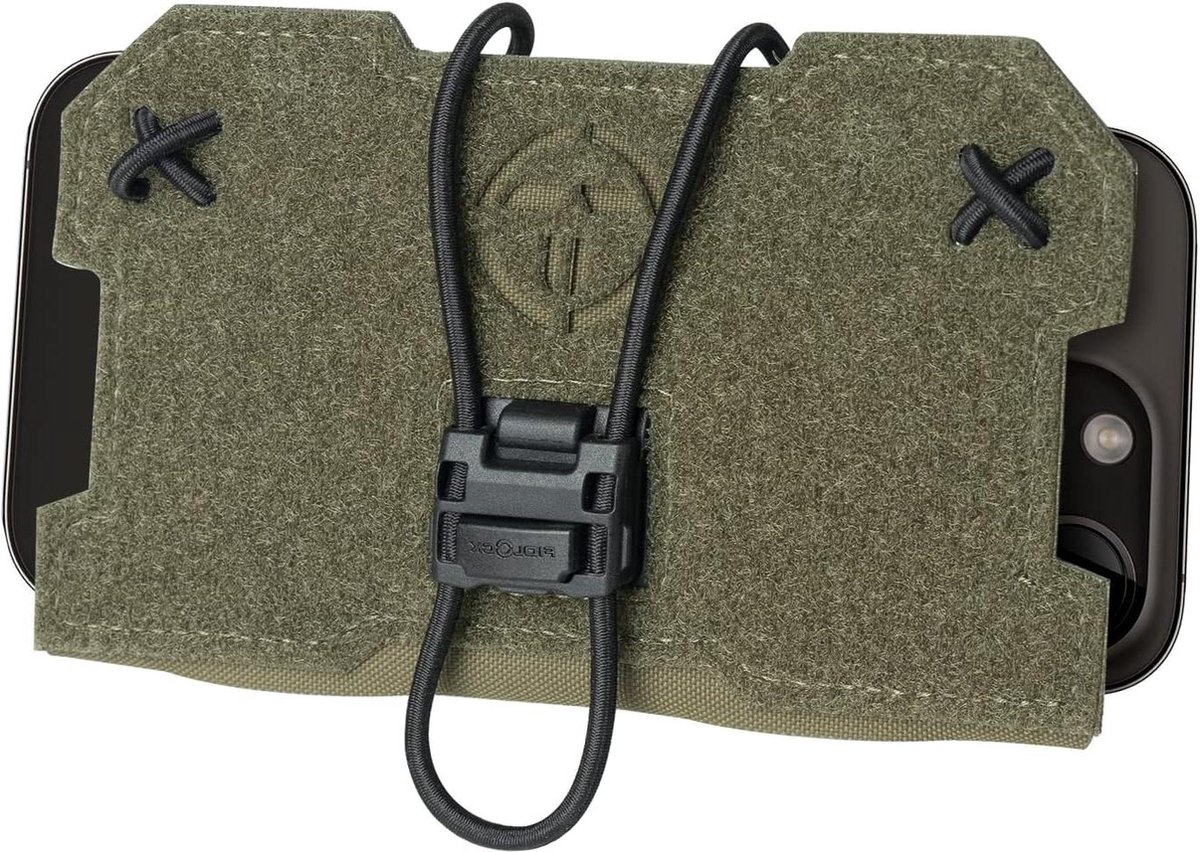 Support Téléphone Tactique MOLLE – Réglable 180°, Anti-chute, Compatible 4,7-6,7″ – Pour Gilet Porte-plaque