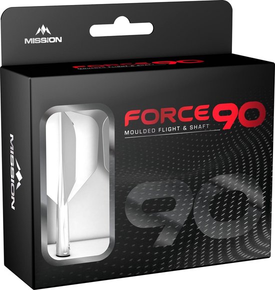 Mission Force 90 White NO6 - Dart Flights van Mission — afbeelding 4