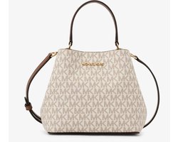 Handtas Dames Michael Kors PRATT-VANILLA Grijs 18 x 18 x 10 cm