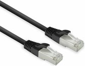 Bol.com ACT Zwarte 5 meter LSZH U/FTP CAT8 datacenter slimline patchkabel snagless met RJ45-connectoren FB8105 aanbieding