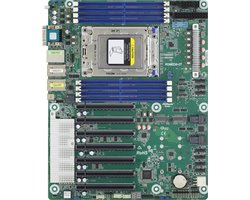 Asrock Rack ROMED8-2T - Moederbord ATX - Socket SP3 - 2 x 10Gbit LAN (Intel X550) - IPMI - 8x SATA - 2x M.2 - voor Epyc 7002/7001