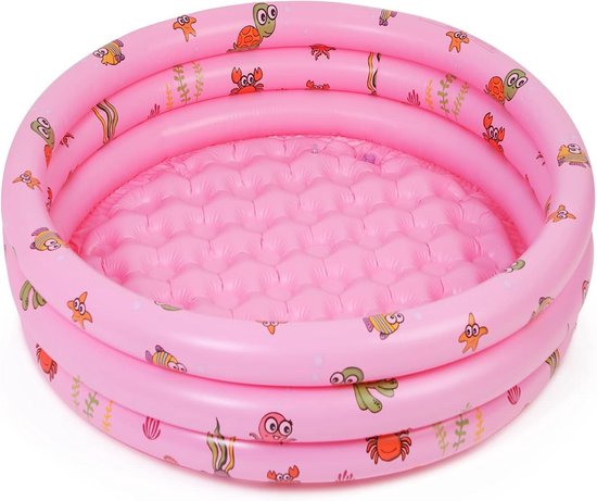 Rond Kiddie Opblaasbaar Peuterbad Bovengronds Familie Zwembad Zomer Waterpret Voor Tuin Buiten Achtertuin,360 * 76cm - Opzet zwembad
