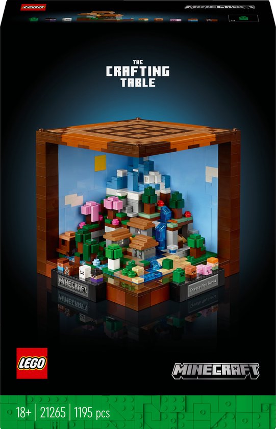 Foto: Lego minecraft de werkbank 21265