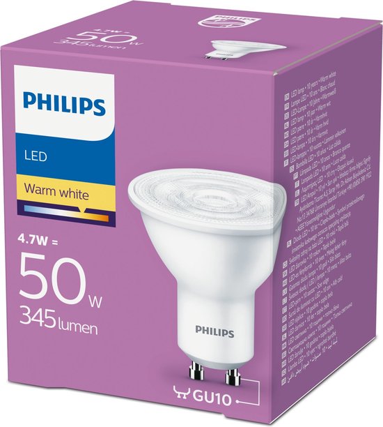 Philips inbouwspot gu10 Sao Paulo dimbaar nikkel 3000k Philips inbouwspot gu10 Sao Paulo dimbaar nikkel 3000k