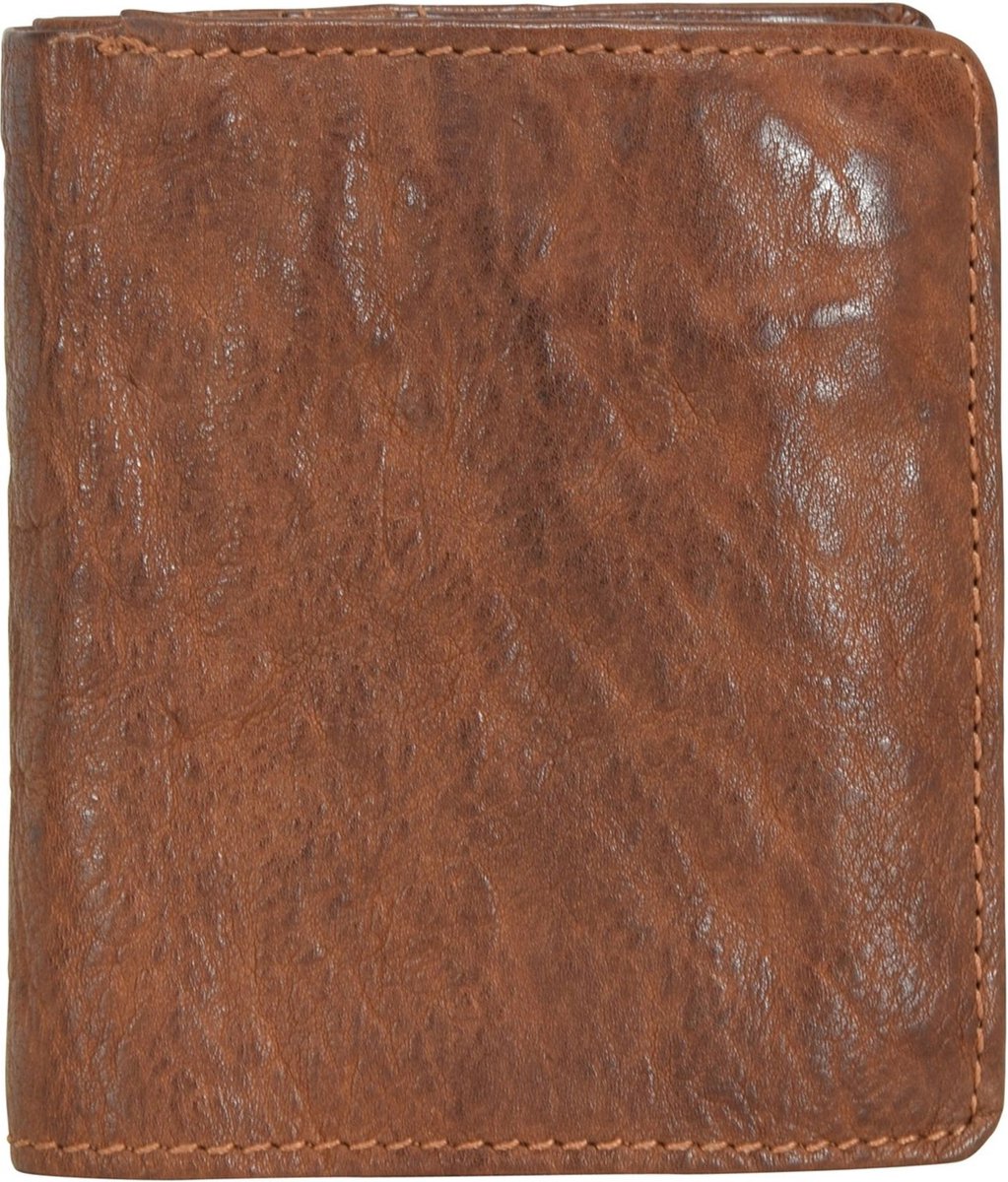 HAROLD'S Leren Portemonnee Submarine Wallet Upend Cognac Lichtbruin