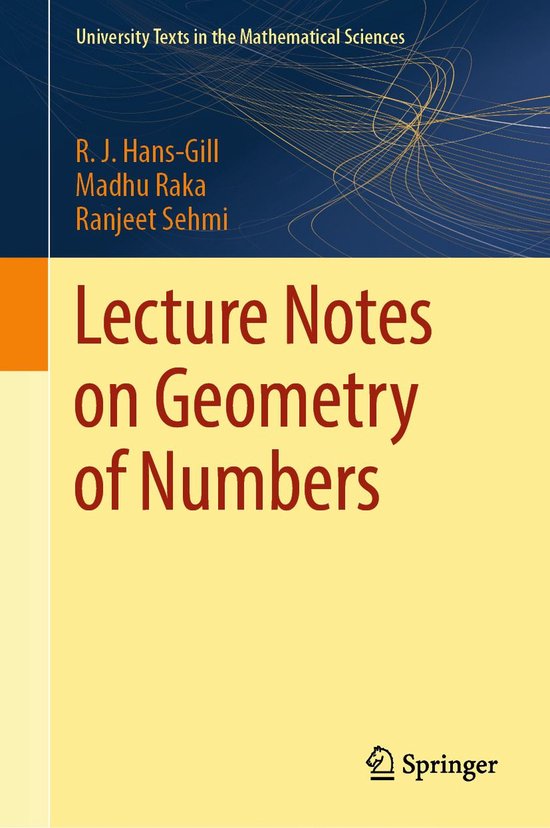 Mathematics and Statistics (R0) - Lecture Notes on Geometry  ... - cover