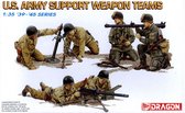 Dragon Modelbouwpakket Militaire voertuigen - 6198 U.S. Army Support Weapon Teams - Figuren Plastic - 1:35 - Modelbouw