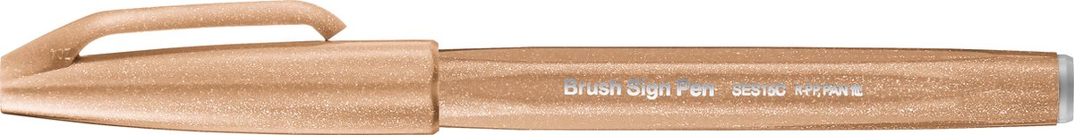 Pentel Brush Sign SES15C Lichtbruin