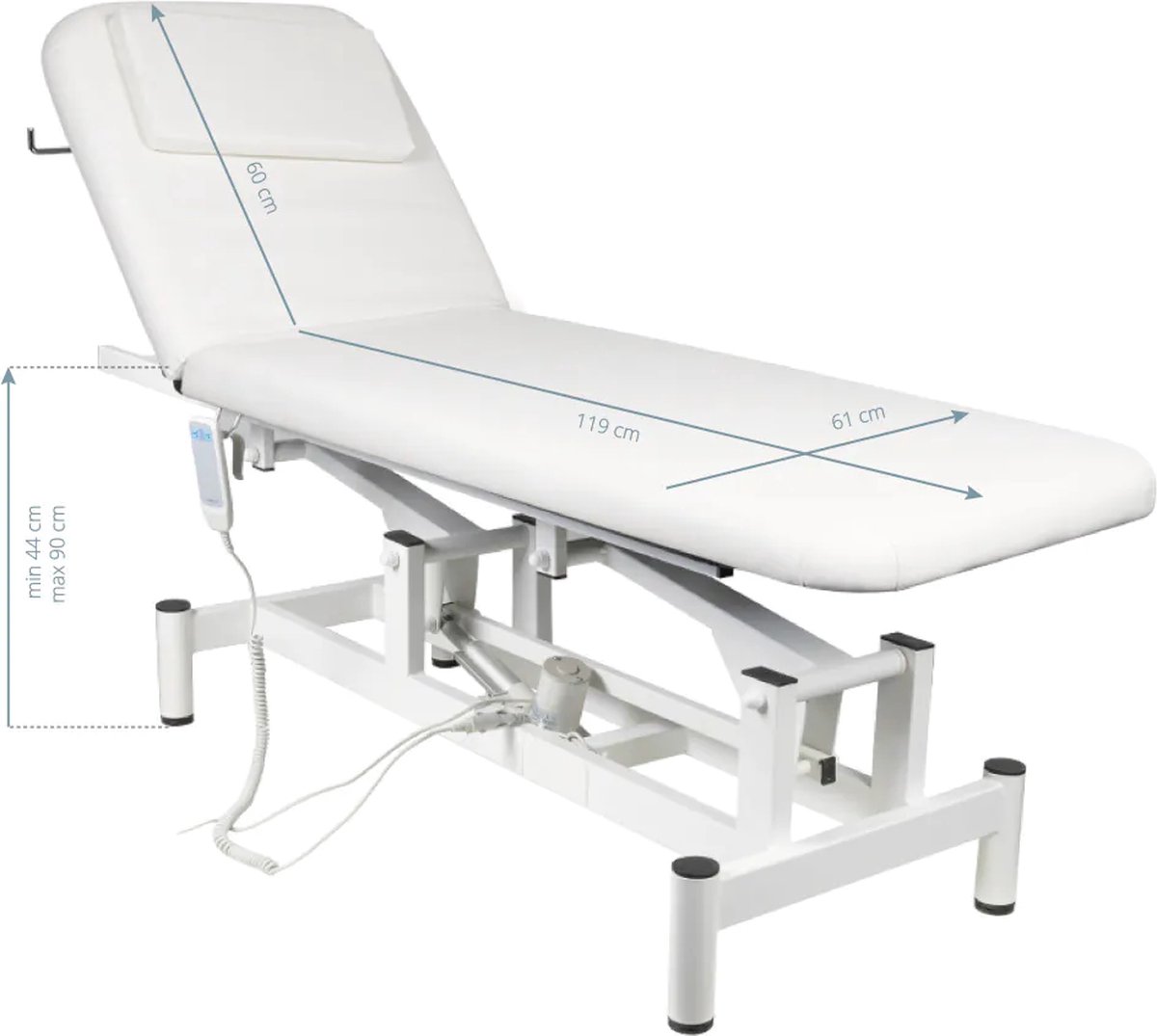 Goedkoopste Elektrische massagetafel 079 witt