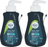 Veet - Men - Ontharingscreme Gevoelige for Men 400ML - 2 Stuks - Voordeelverpakking