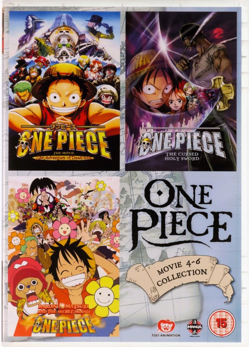 One Piece Movie Collection 2 (contains Films 4-6)