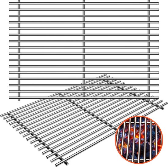 HeRo24 Grillrooster roestvrij staal 60 cm 6 mm staven voor zwenkgrill driepoot Zwenker