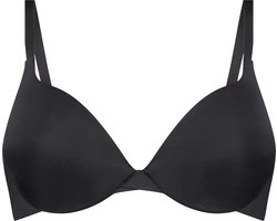 Hunkemöller Dames Lingerie Voorgevormde push-up beugel bh Smooth - Zwart - maat B80