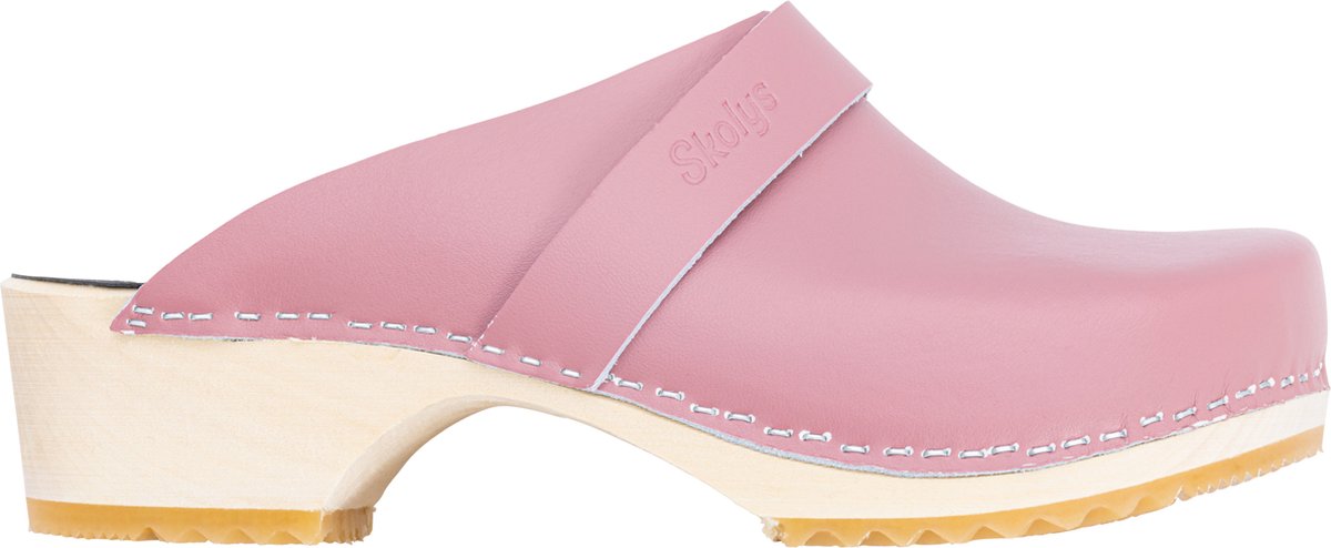 Skolys W-320.11 klompen - dames - medische - clogs - tuinklompen - werkklompen - verpleegkundige - ziekenhuis - instap - pastel roze - maat 36