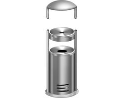 Regenkap voor staande asbak tec-art E
