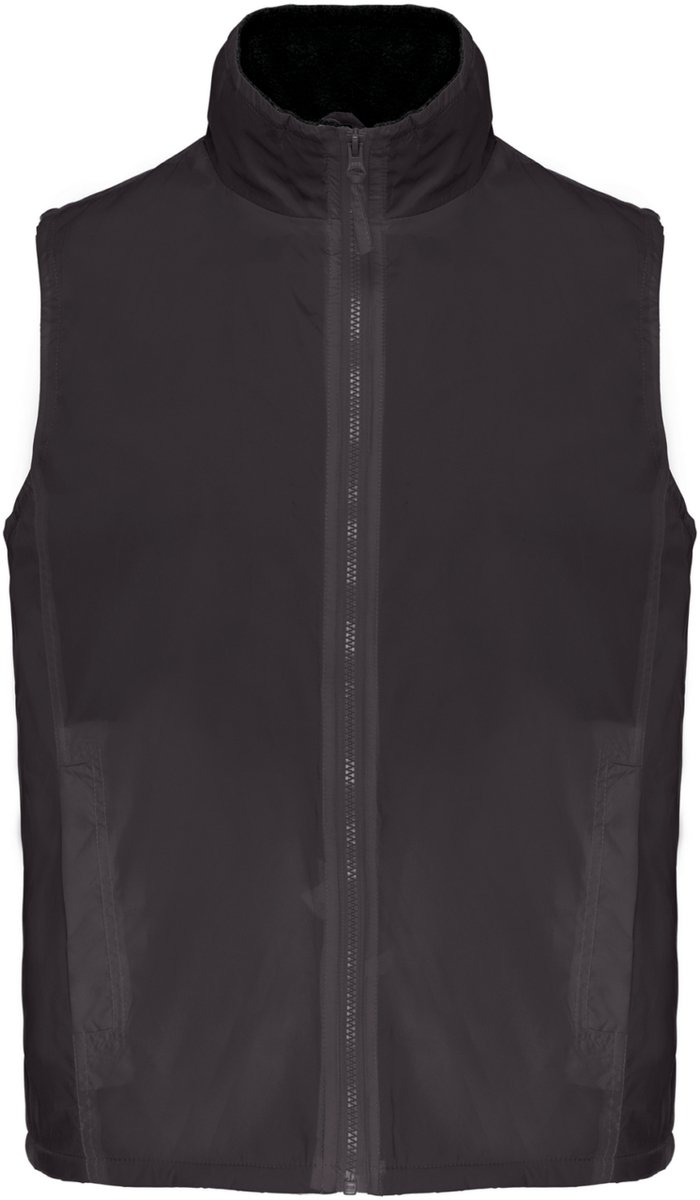 Kariban Met fleece gevoerde bodywarmer unisex K679 - Dark Grey / Black - M