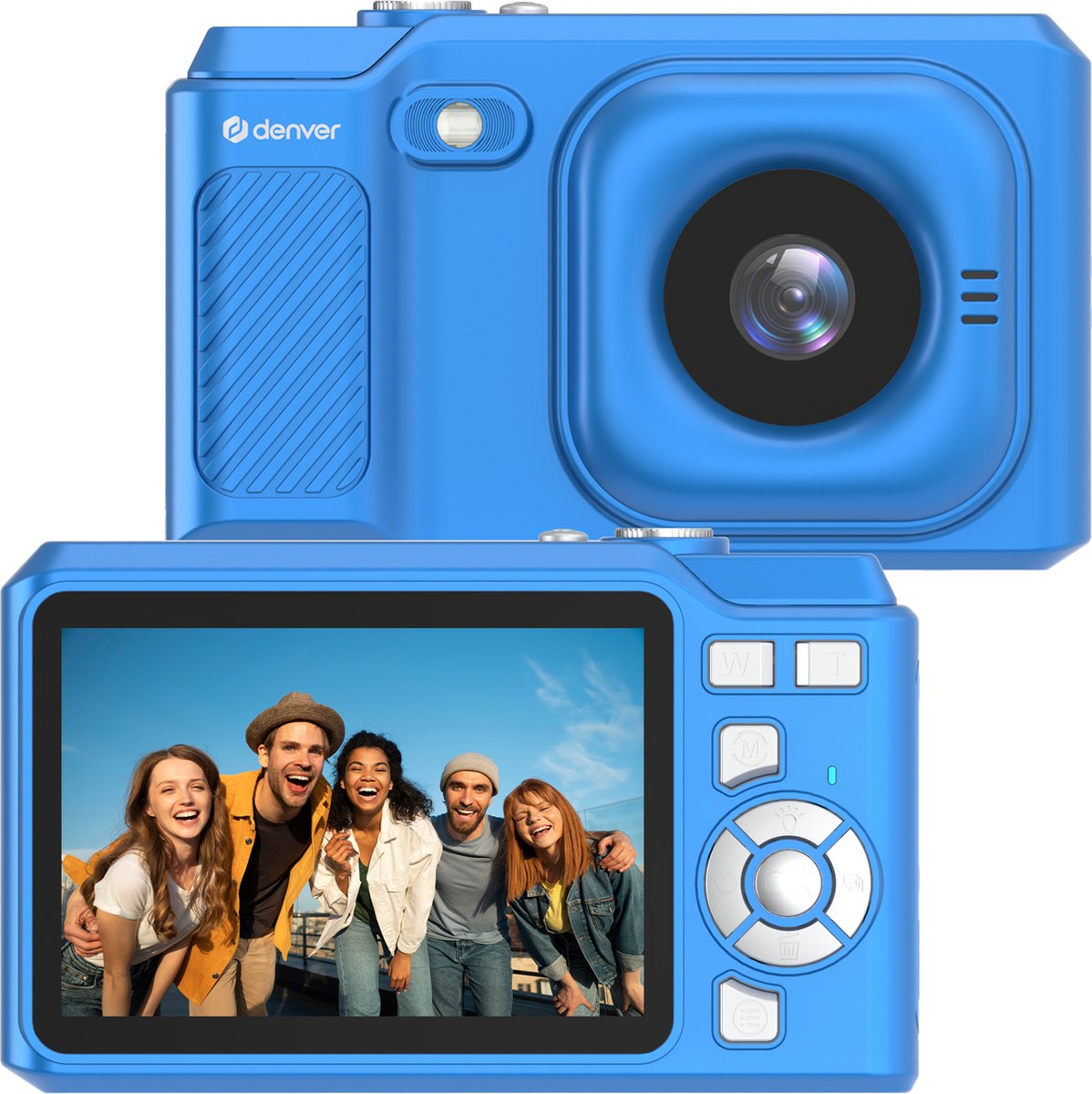 Denver Digitale Camera Full HD – 48MP - Fototoestel - Foto & Video – Vlog Camera - DCA4818BU