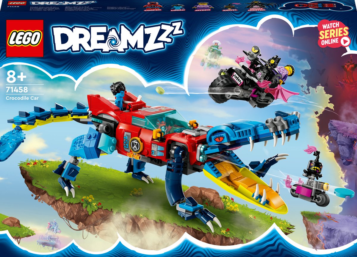 LEGO DREAMZzz - Krokodilauto Constructiespeelgoed 71458