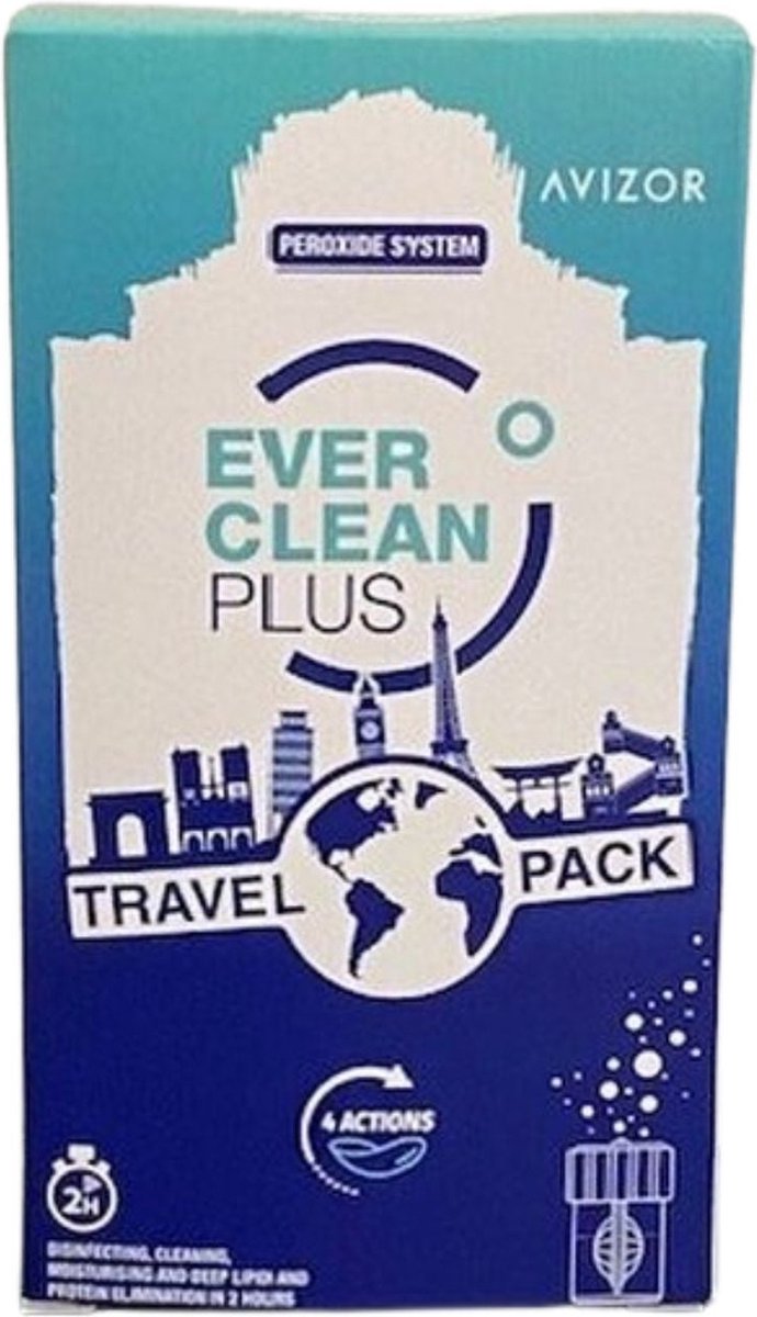 Goedkoopste Ever Clean Plus [flight-pack] 1x 60ml 8 tabletten zipbag