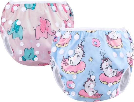 Badluier Voor Baby's Splash About Happy Nappy Duo - Herbruikbare Zwemluier Voor Baby's 6-12 Maanden | Met Zilveren Binnenlaag Tegen Bacteriën Baby Zwemmen Badluier Voor Baby's Splash About Happy Nappy Duo - Herbruikbare Zwemluier Voor Baby's 6-12 Maanden | Met Zilveren Binnenlaag Tegen Bacteriën Baby Zwemmen
