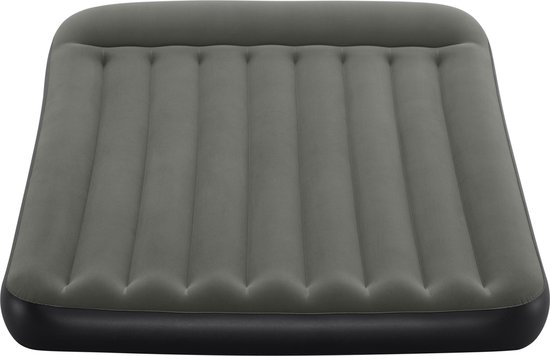 Bestway Luchtbed - Grijs - 2 Personen - PVC/Polyester - Ingebouwde Pomp - Tritech™ Materiaal - I-Beam Constructie - Ingebouwd Kussen van Bestway — afbeelding 2