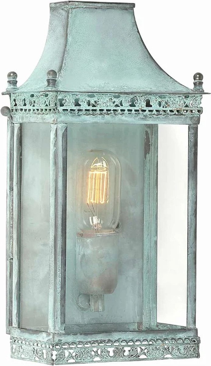 Elstead Lighting LED Wand Buitenlamp Regents Park | 1X E27 Max 60W | IP44 | Dimbaar | Verdigris