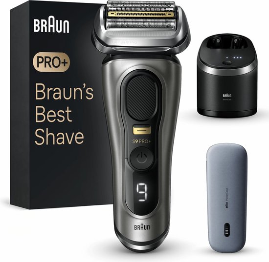 Braun Series 9 Pro+ 9575cc - Scheerapparaat - SmartCare Center - PowerCase - Wet & Dry - Grafiet