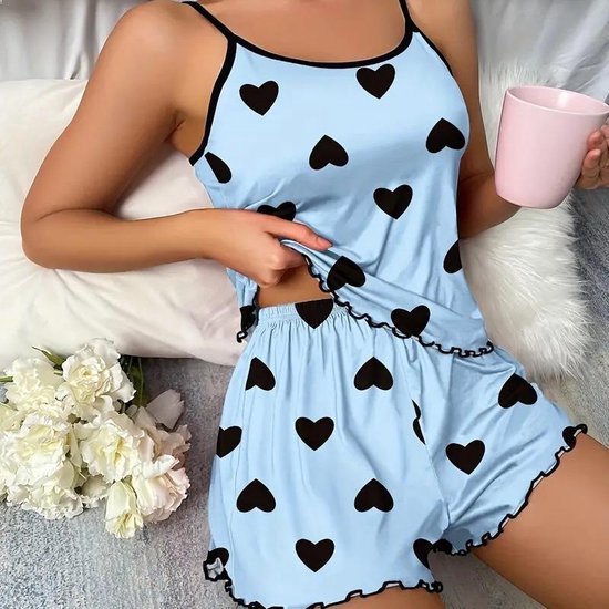 Satini Satijn Kant met ruches Sissy String Tanga Knickers Broekje Satijnen broekjes Ondergoed (Zwart - Wit, S