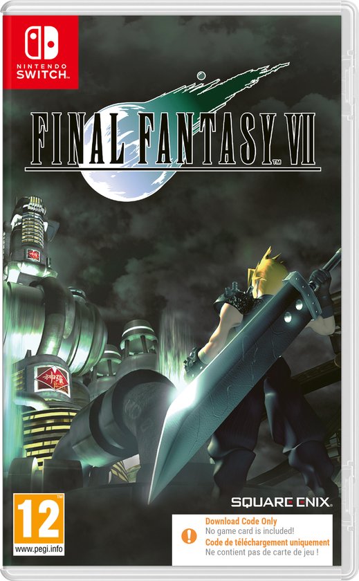 Nintendo Switch PSP3000 final fantasy Final Fantasy VII - Nintendo Switch - Code in a box | Games
