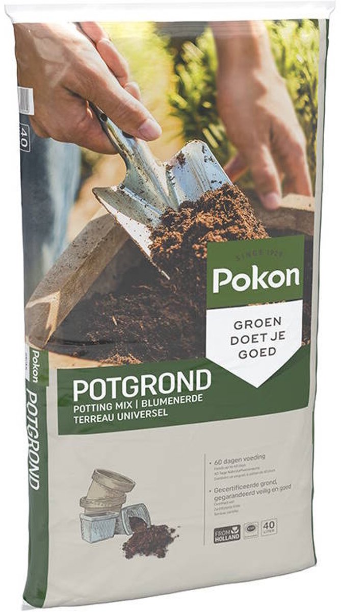 Bol.com Pokon Universele Potgrond - 40l - Voor binnen en buiten - 60 dagen voeding - Potgrond universeel aanbieding