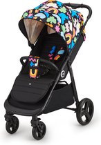 Bol.com Kinderkraft GRANDE PLUS - Kinderwagen Buggy tot 22 kg - Ligpositie - Happy Shapes aanbieding