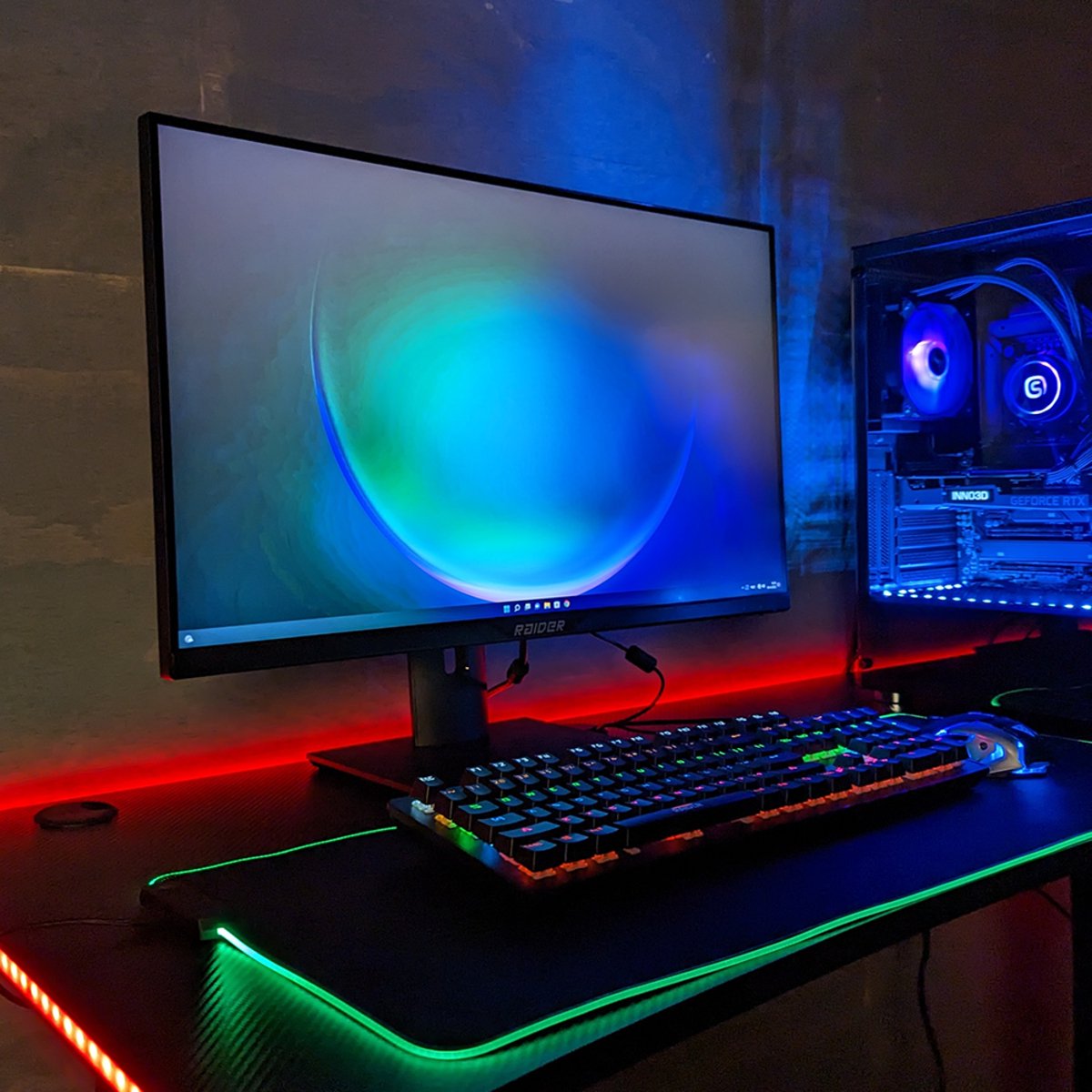 Raider 144Hz 4K Ultra Gaming 28" IPS monitor, 0.5ms, HDMI 2.1 thumbnail 4