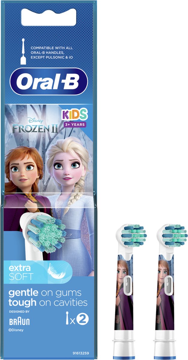 Oral-B Kids Opzetborstels, Verpakking Van 2